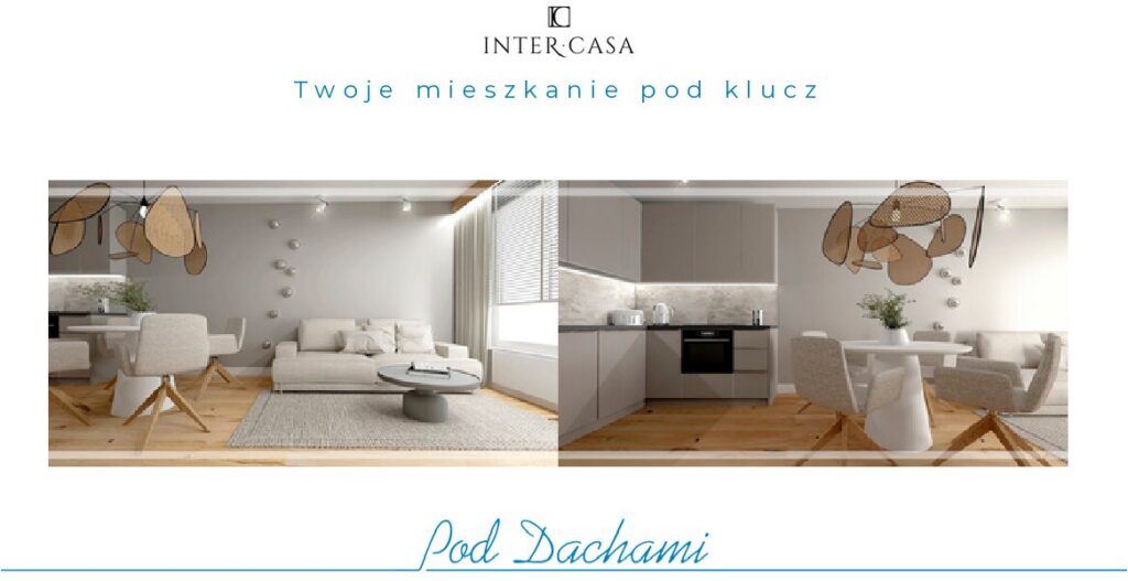 Okładka katalogu wykończeń dla inwestycji Pod Dachami